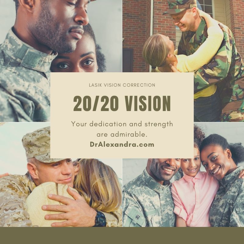 vision correction for military personnel