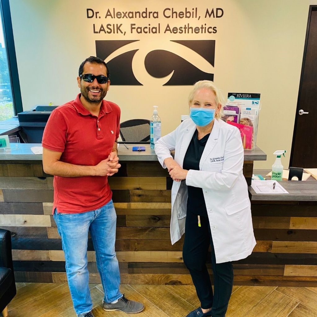 Yaz R. is 39 years old and is the Owner of House of engineers, Inc. Achieved 20/15 Lasik vision in less than 24 hours with Dr. Alexandra Chebil.