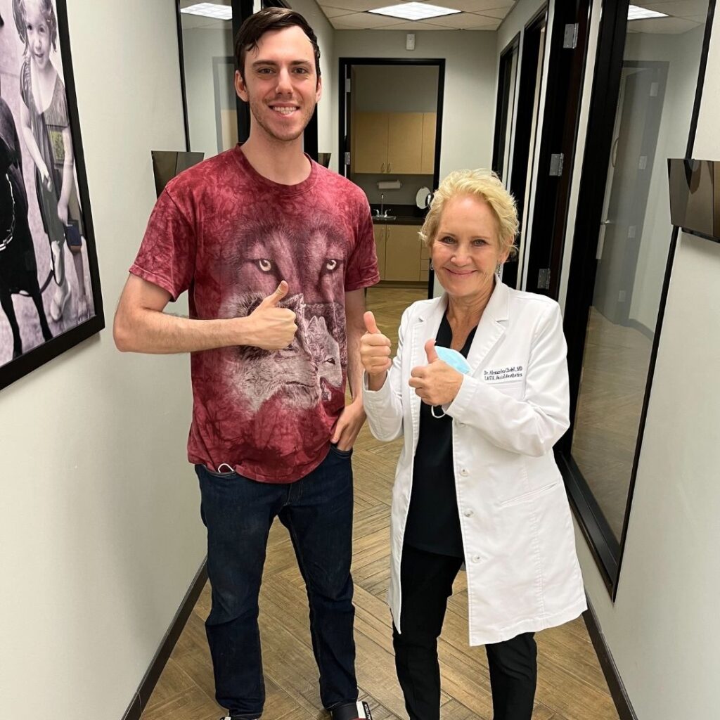 Gregory K Lasik patient with Dr alexandra Chebil